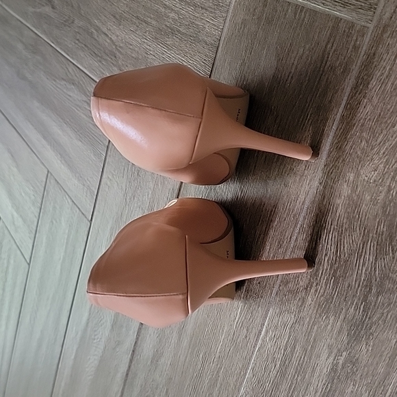 Made In Italia Blush Nude Stiletto Pumps Sz 37 - Picture 3 of 6
